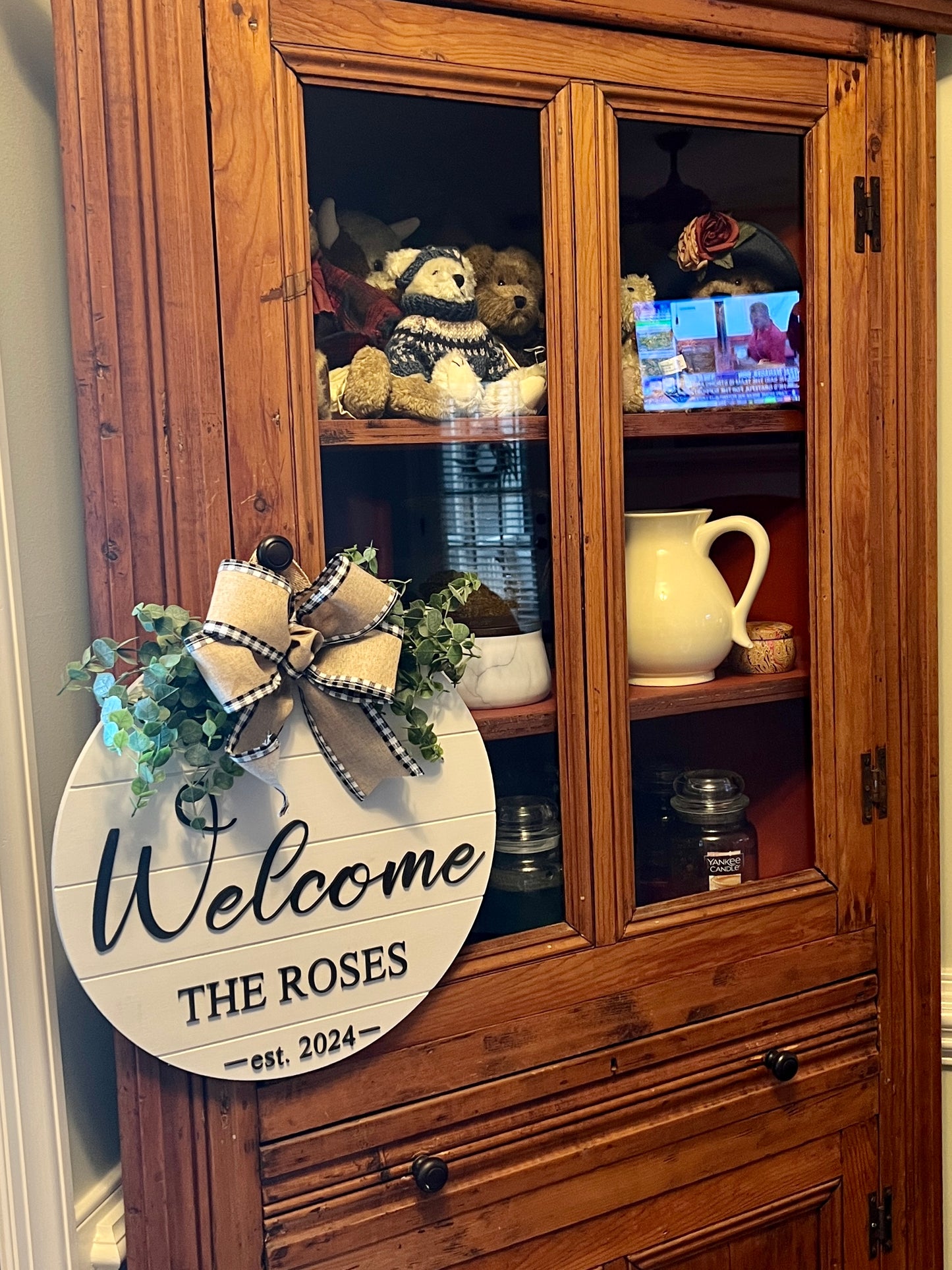 Door Sign - Personalized - Welcome