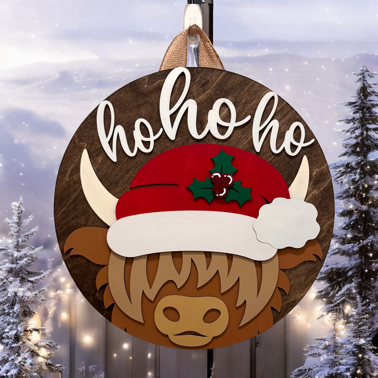 Door Hanger - Ho Ho Moo