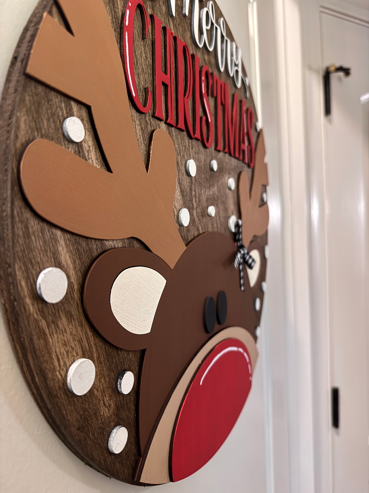 Door Hanger - Rudolph