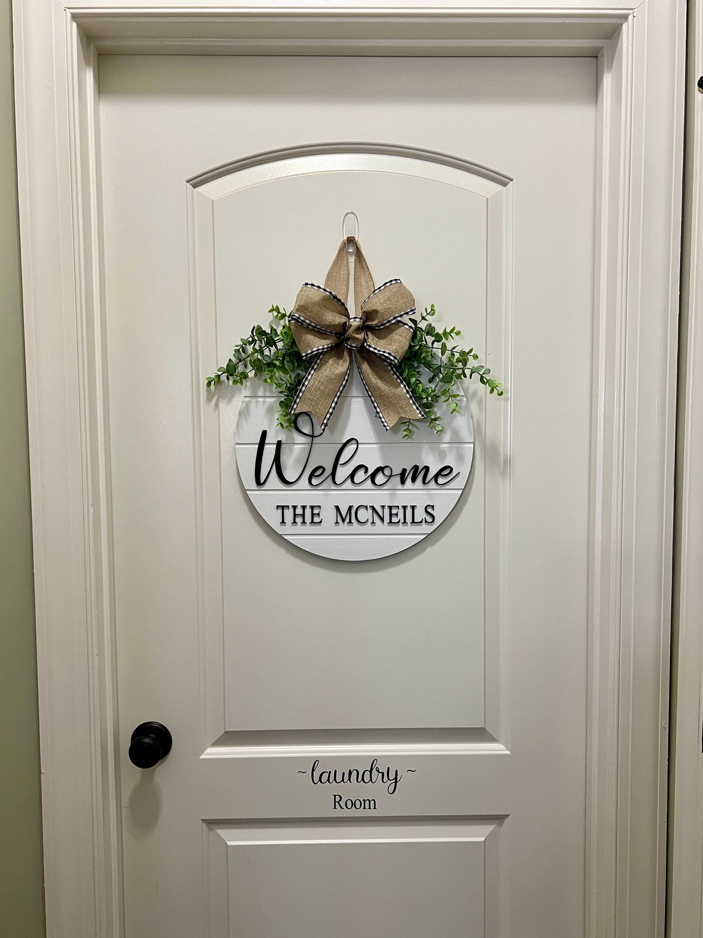 Door Sign - Personalized - Welcome