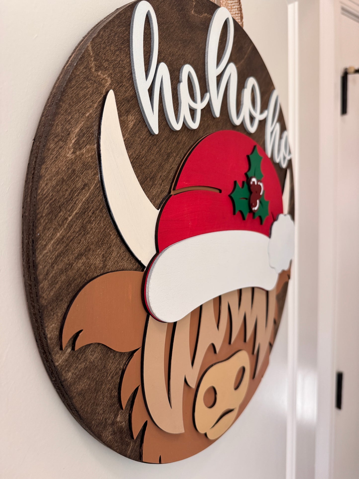 Door Hanger - Ho Ho Moo