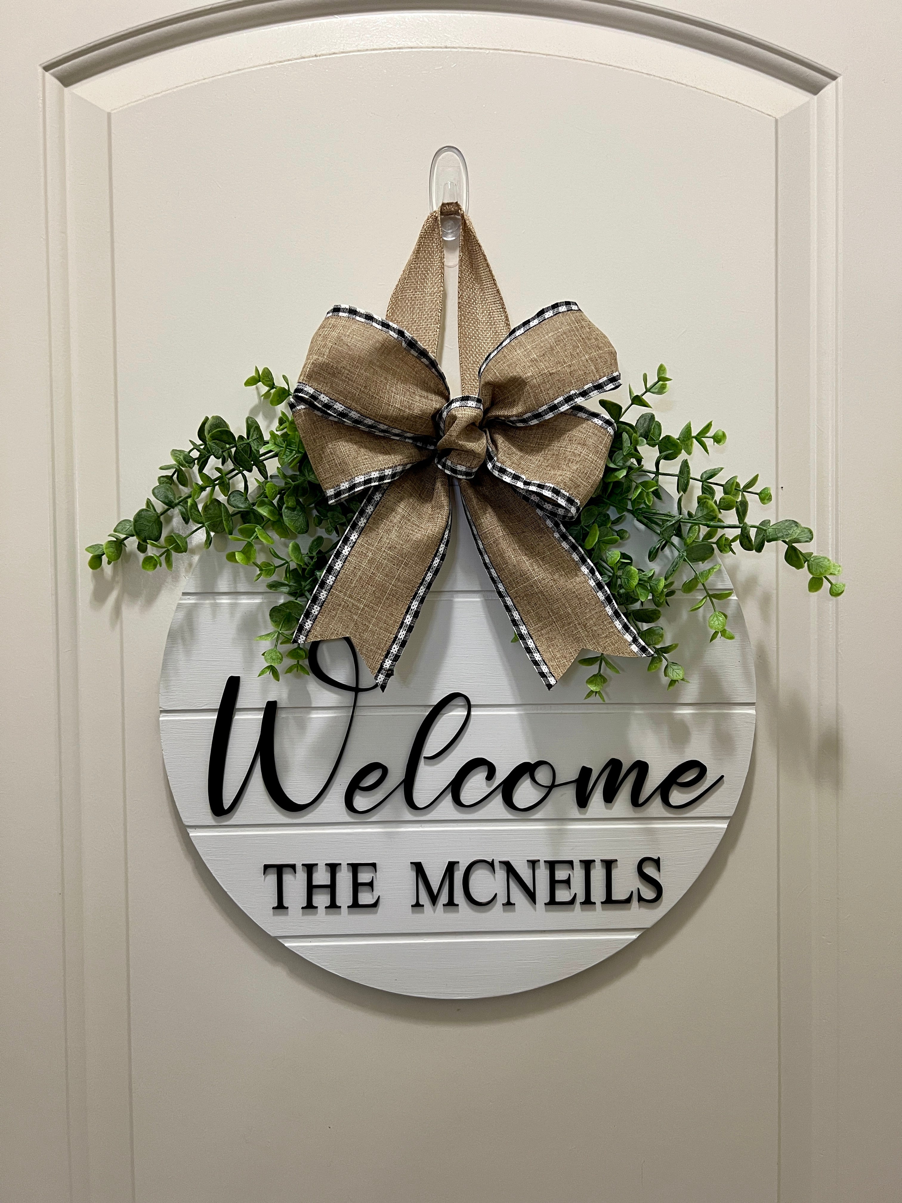 Welcome Door sign deals (made to order)