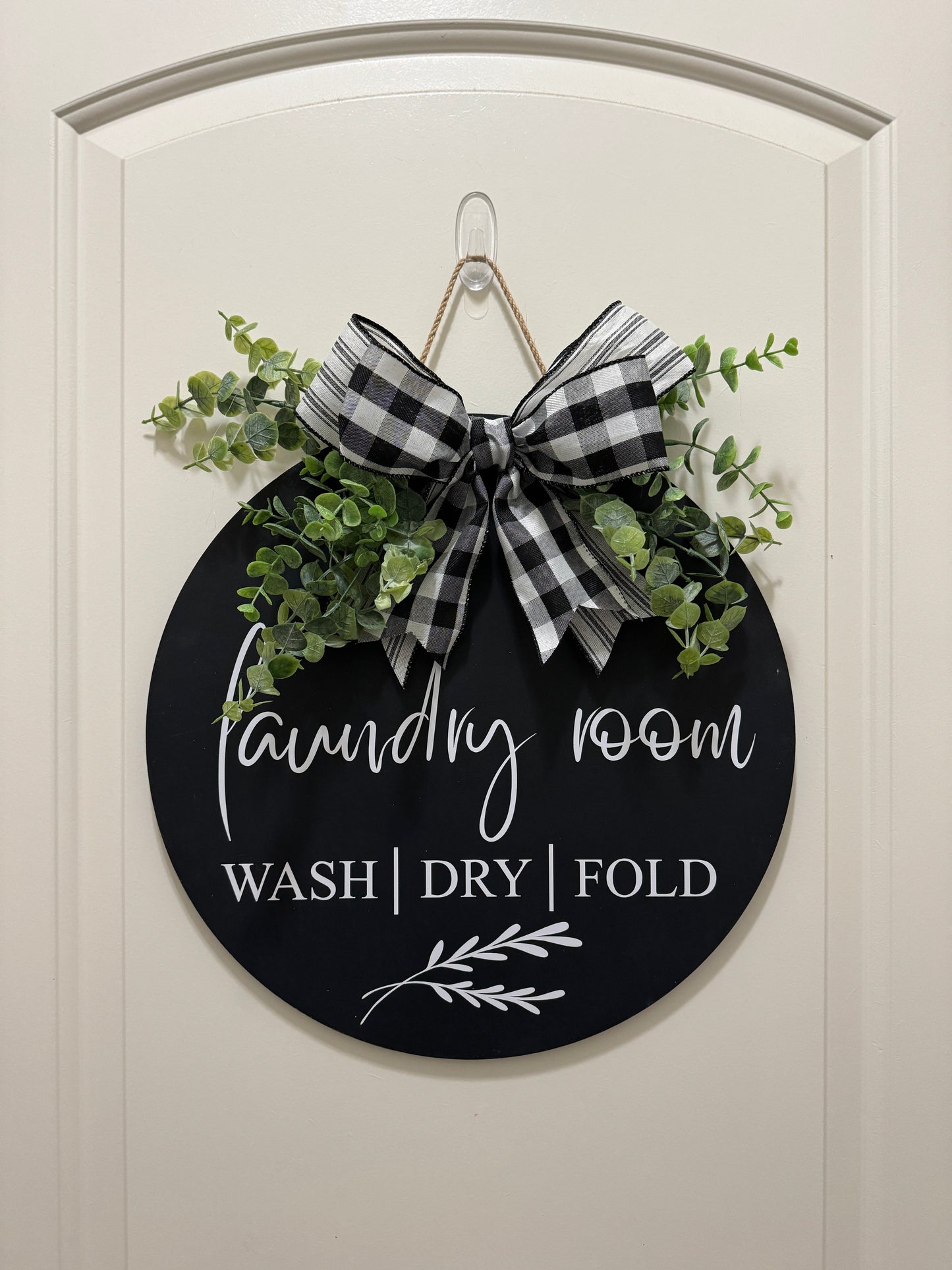 Door Hanger - Farmhouse Laundry Room