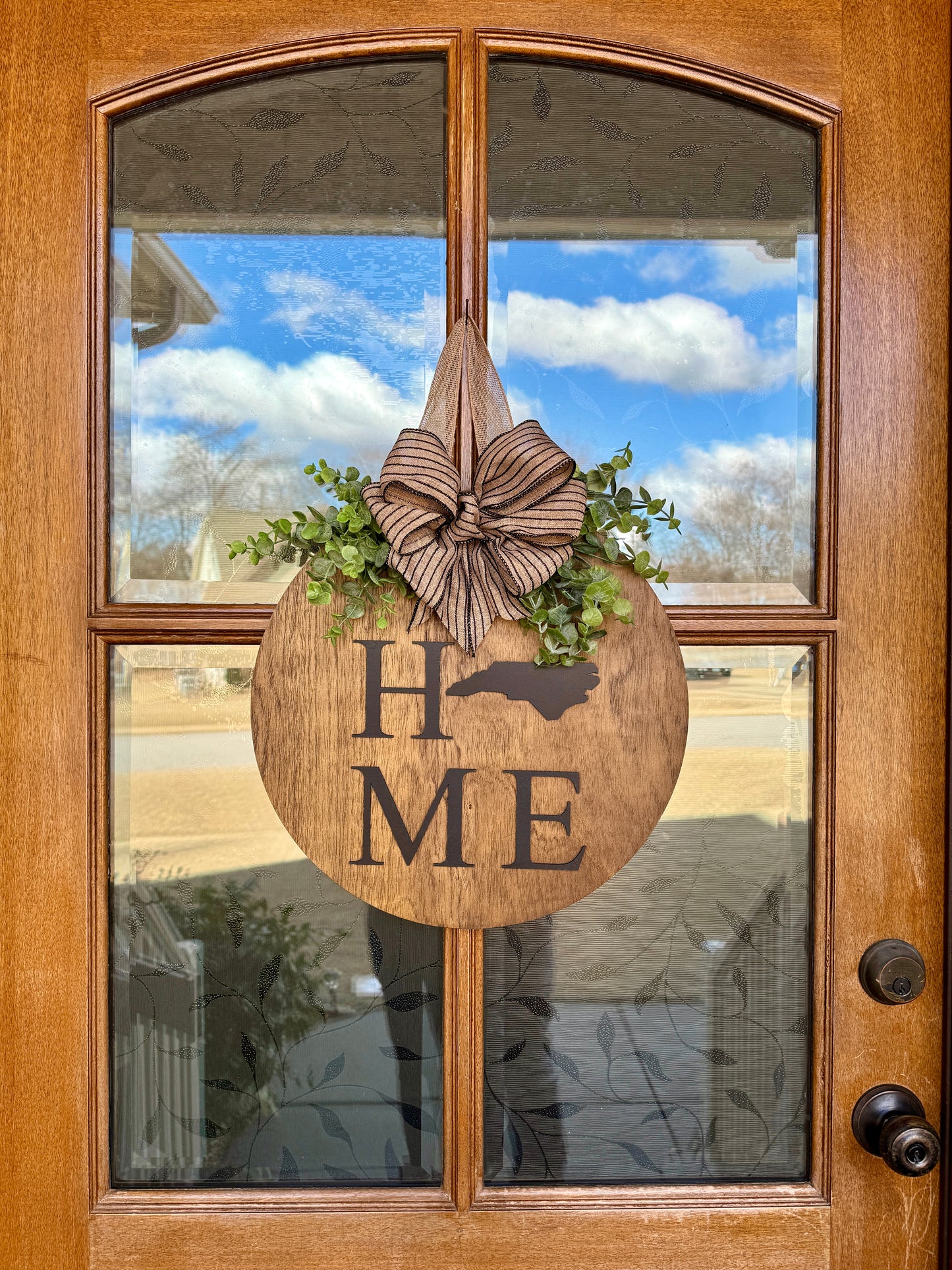 Home with State Door Hanger