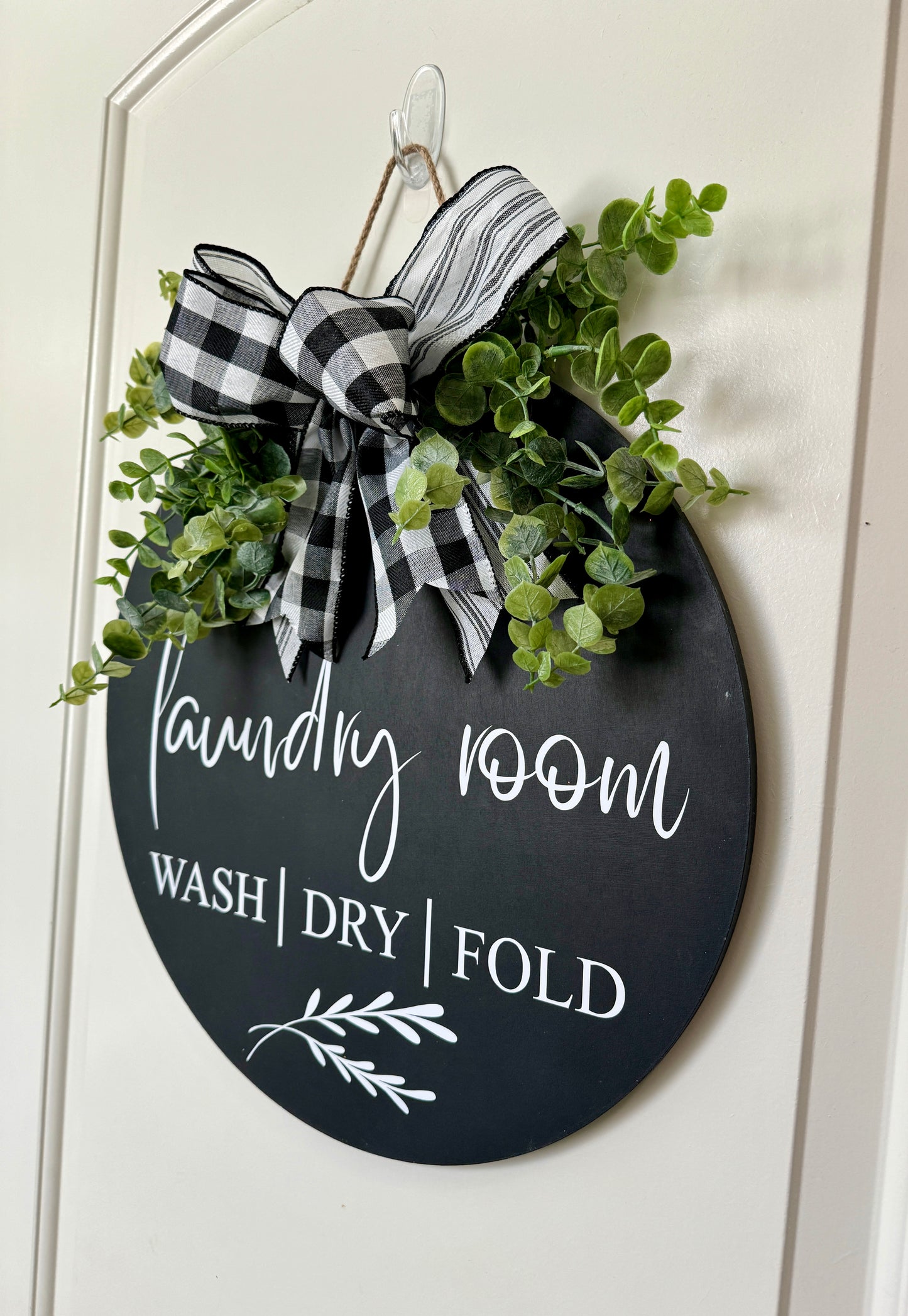 Door Hanger - Farmhouse Laundry Room