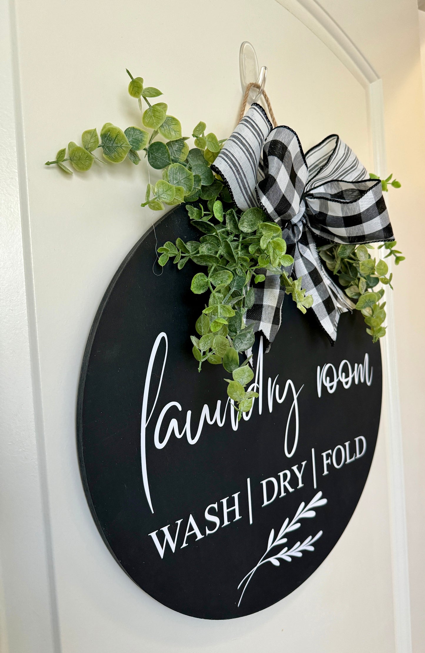 Door Hanger - Farmhouse Laundry Room