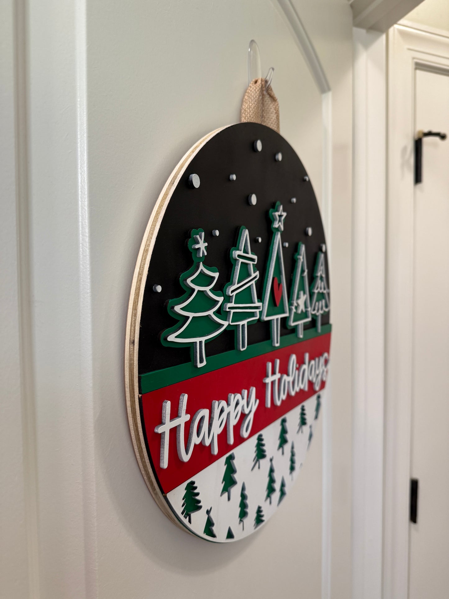 Door Hanger - Happy Holidays