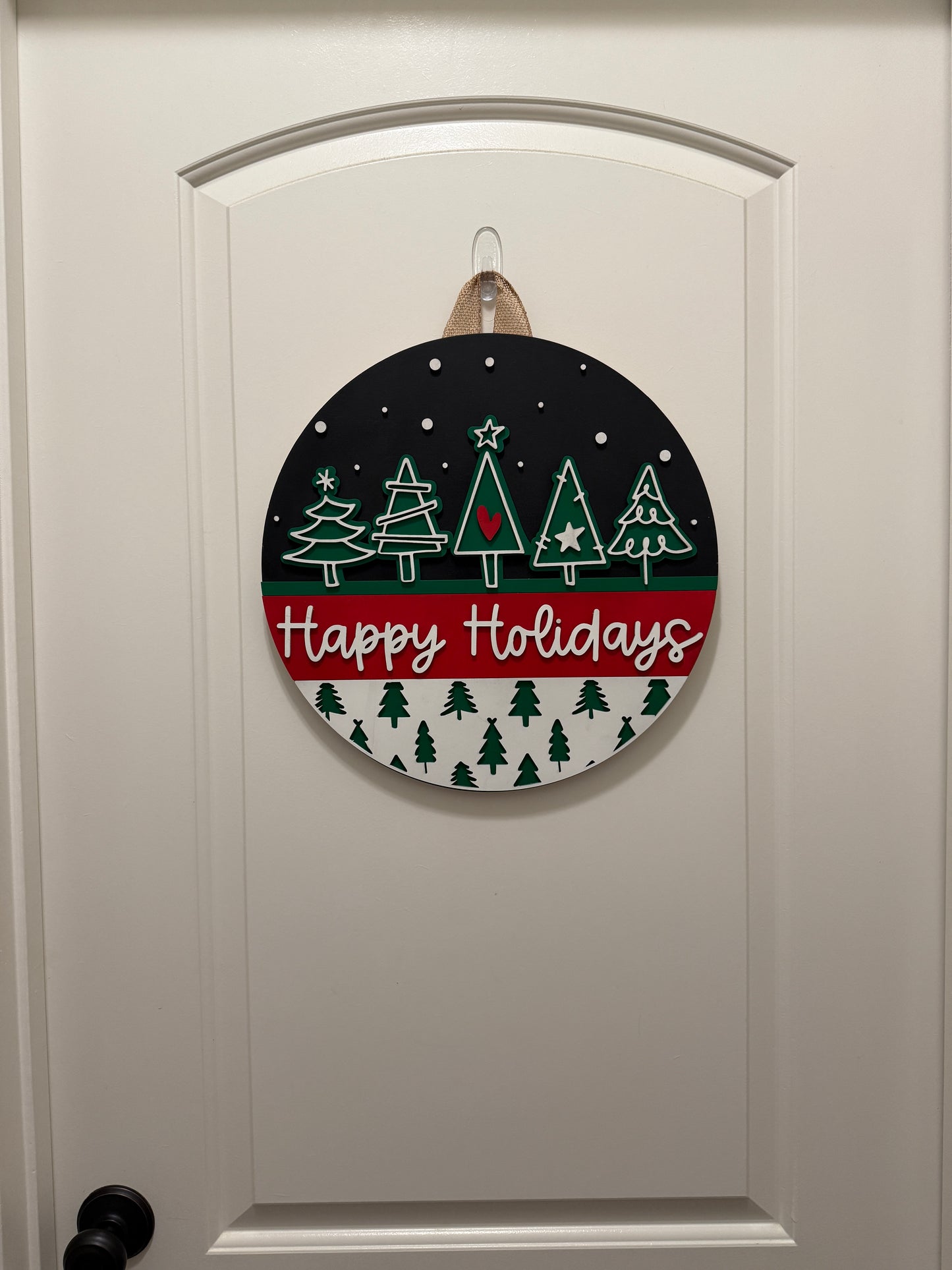 Door Hanger - Happy Holidays