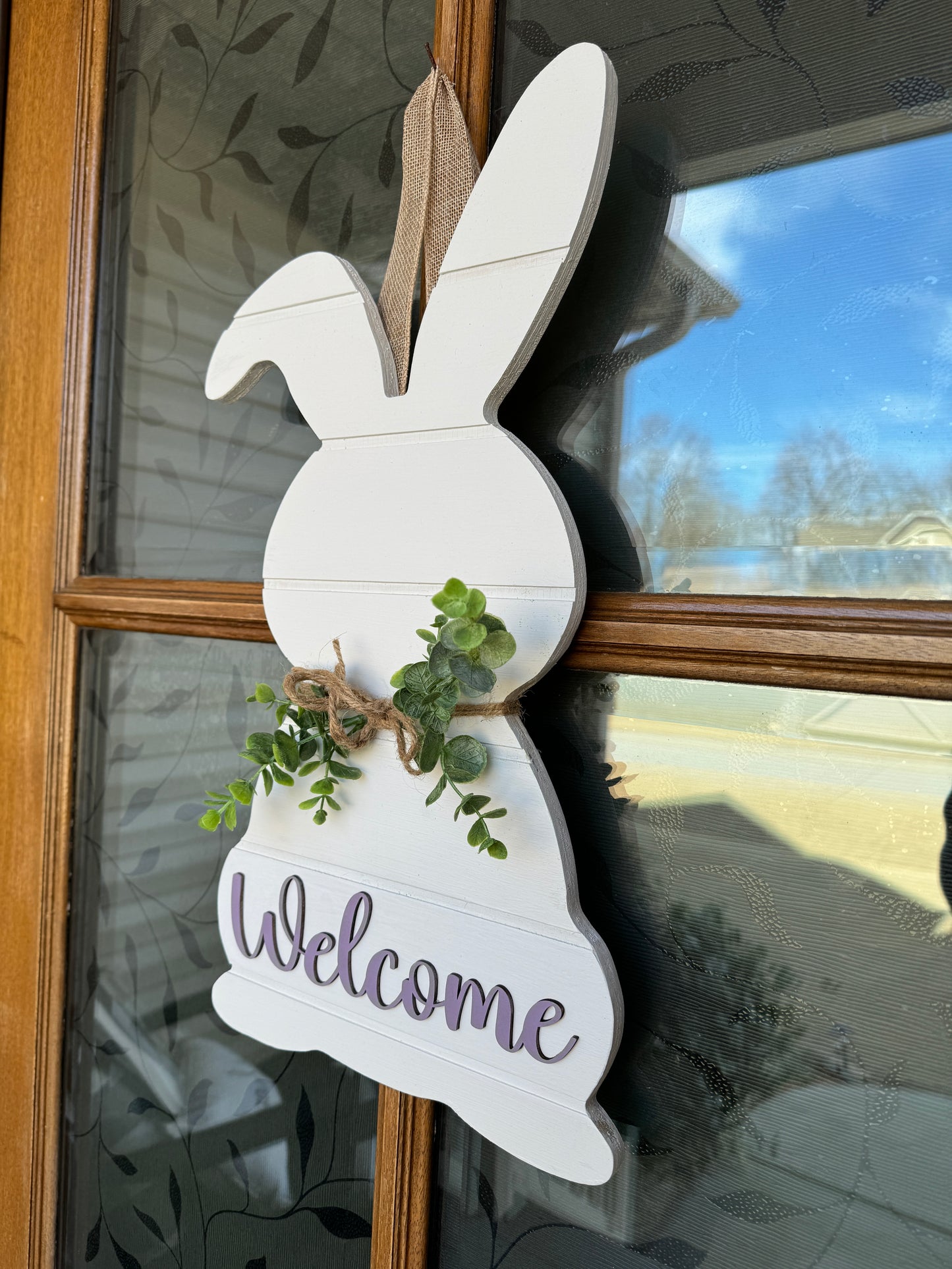 Door Hanger - Bunny “Welcome”