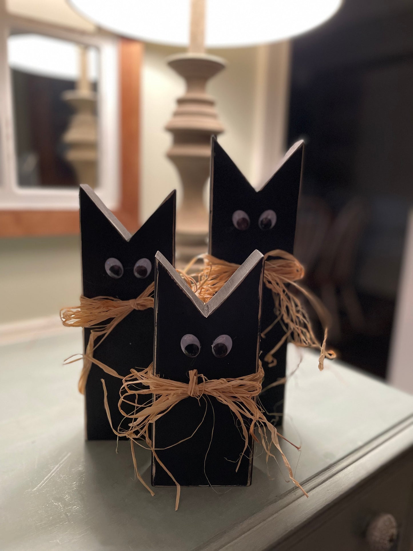 Rustic Black Cats