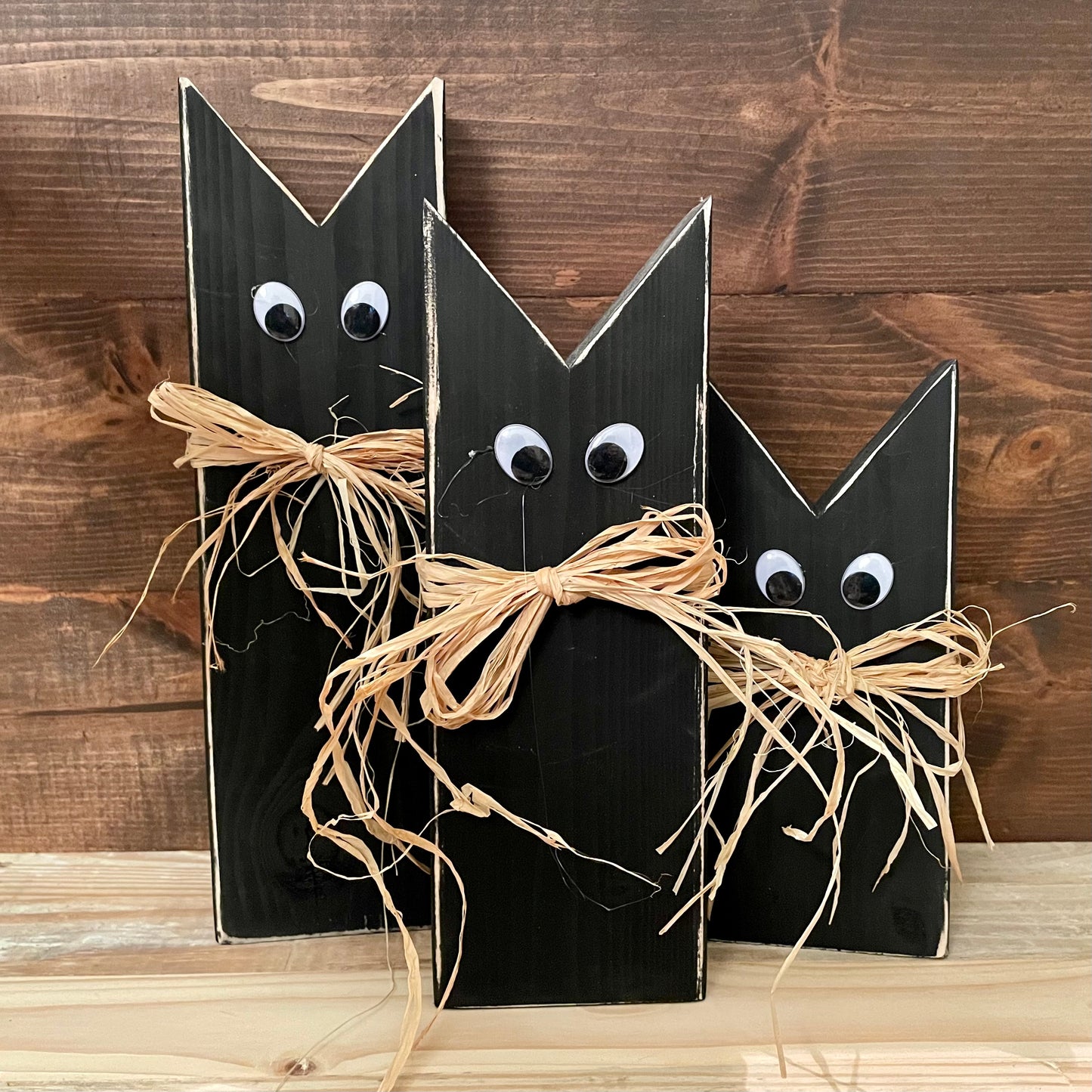 Rustic Black Cats