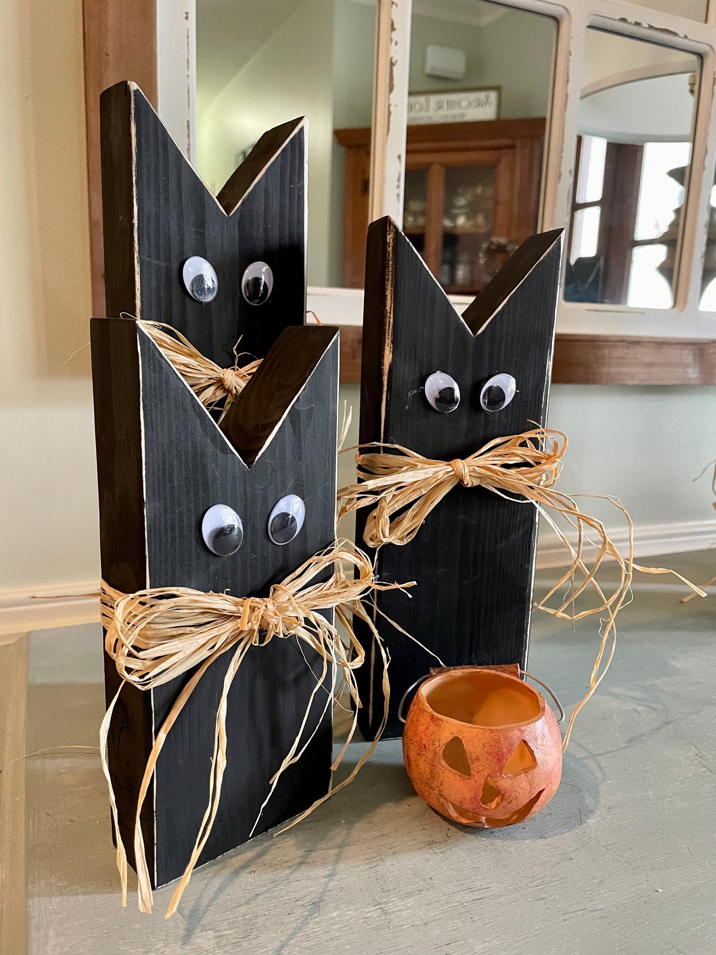 Rustic Black Cats