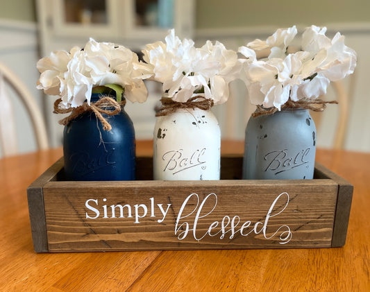 Centerpiece Box - "Simply Blessed"