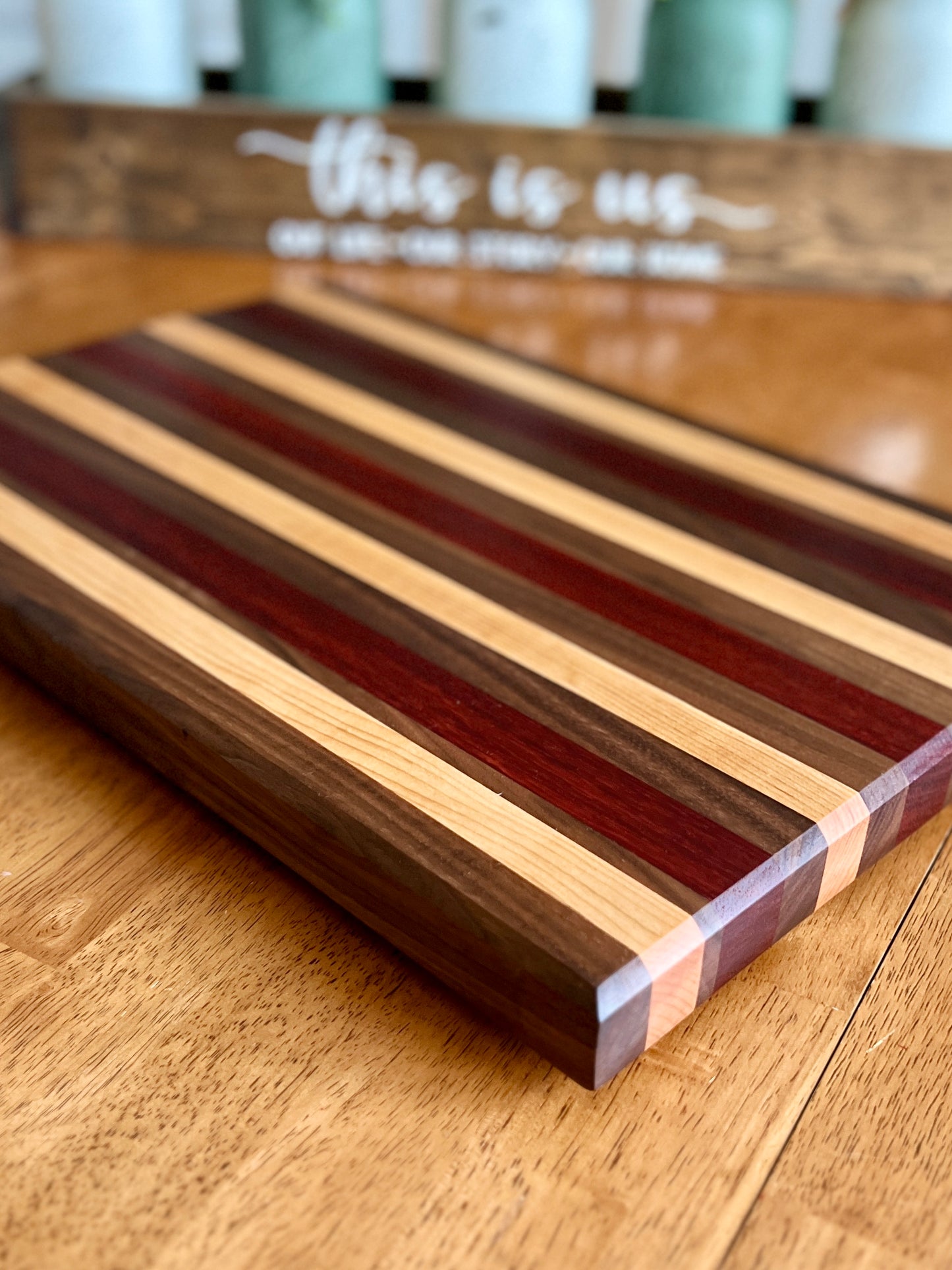 Cutting Board - "Fall Sunset"