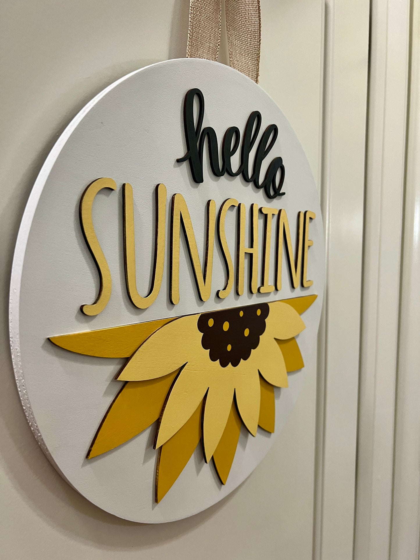 Door Hanger - Hello Big Sunshine!