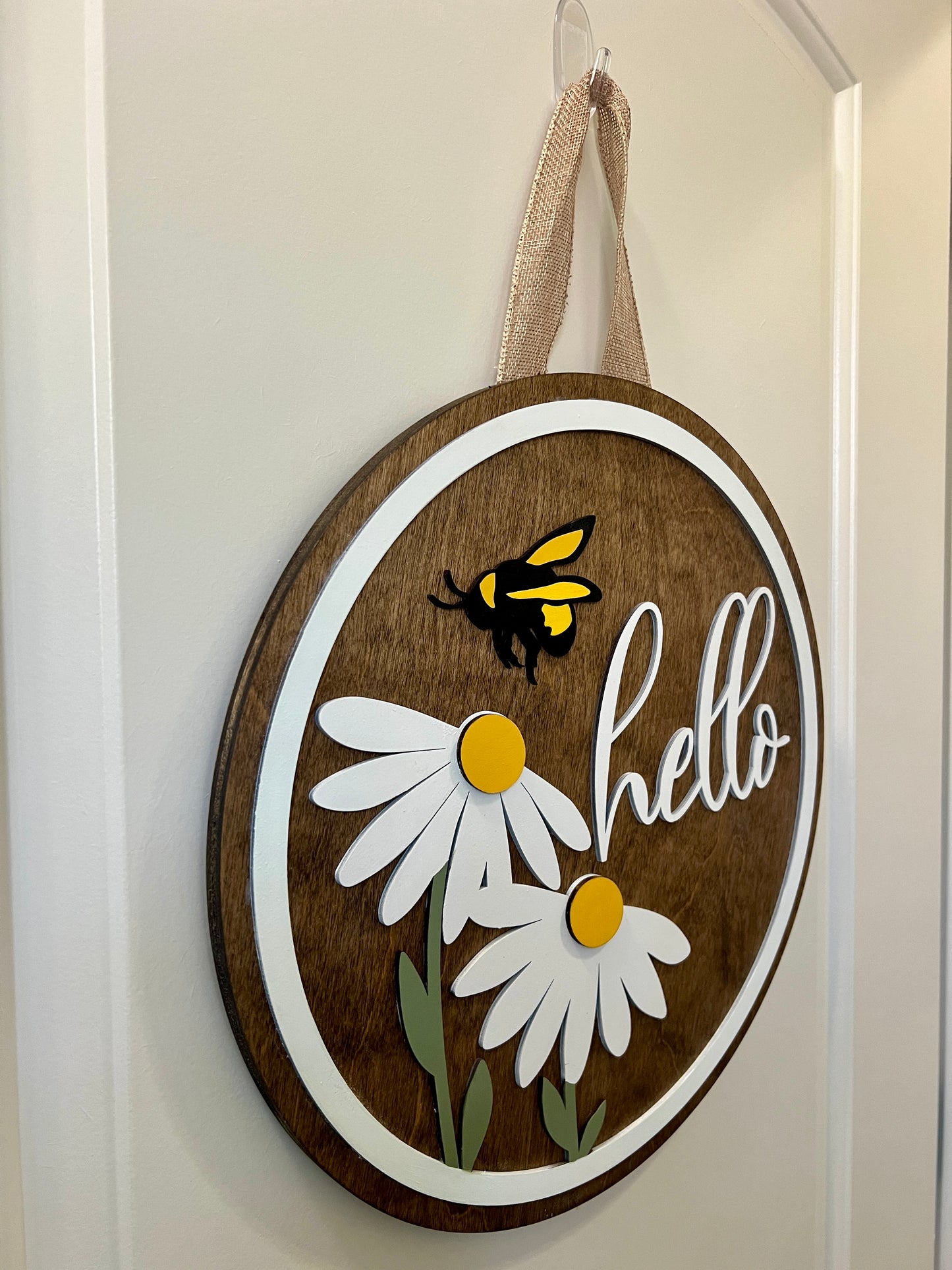 Door Hanger - Hello Daisy Bee