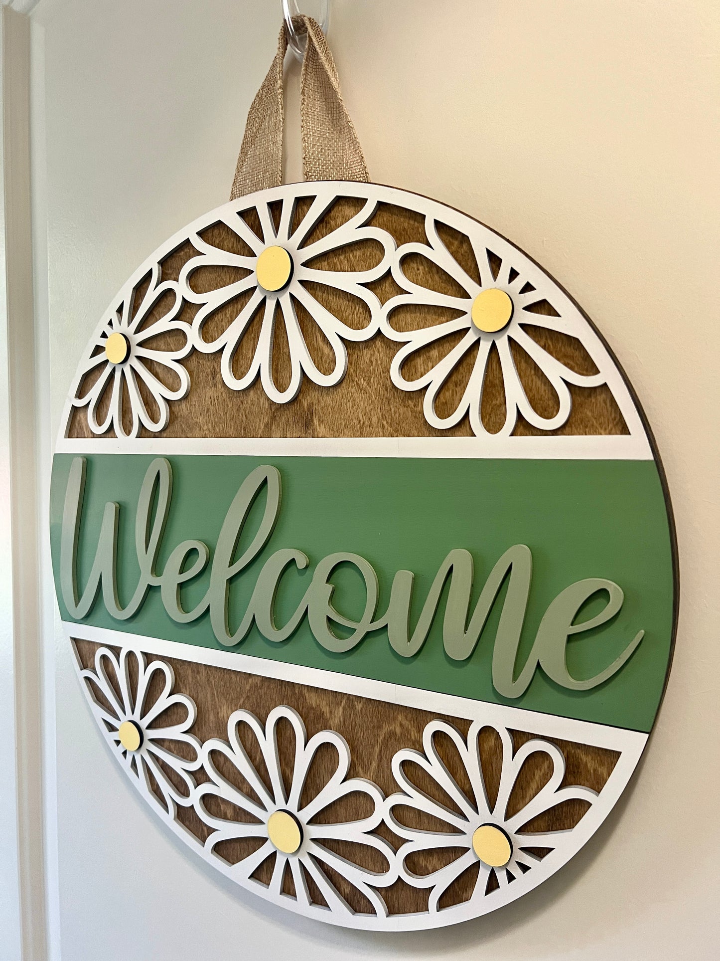 Door Hanger - Welcome Daisy