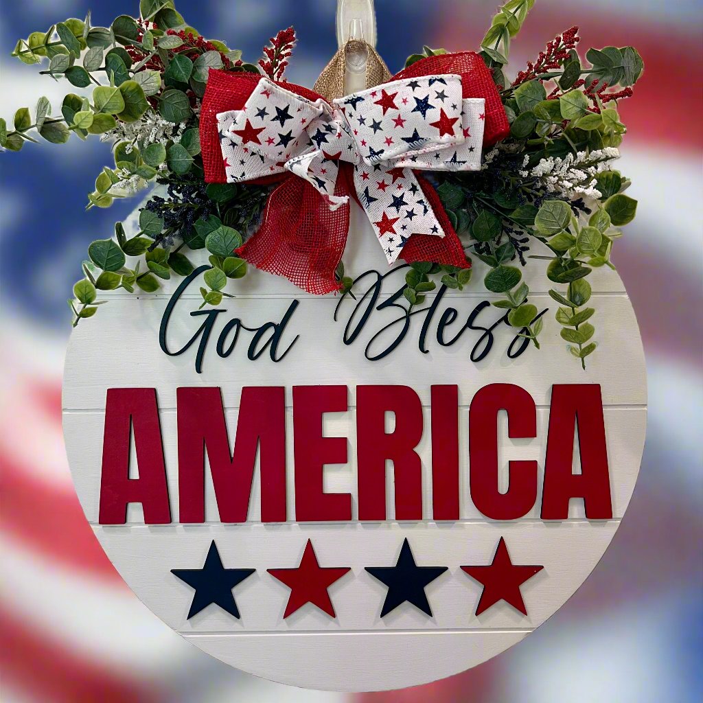 Door Hanger - God Bless America