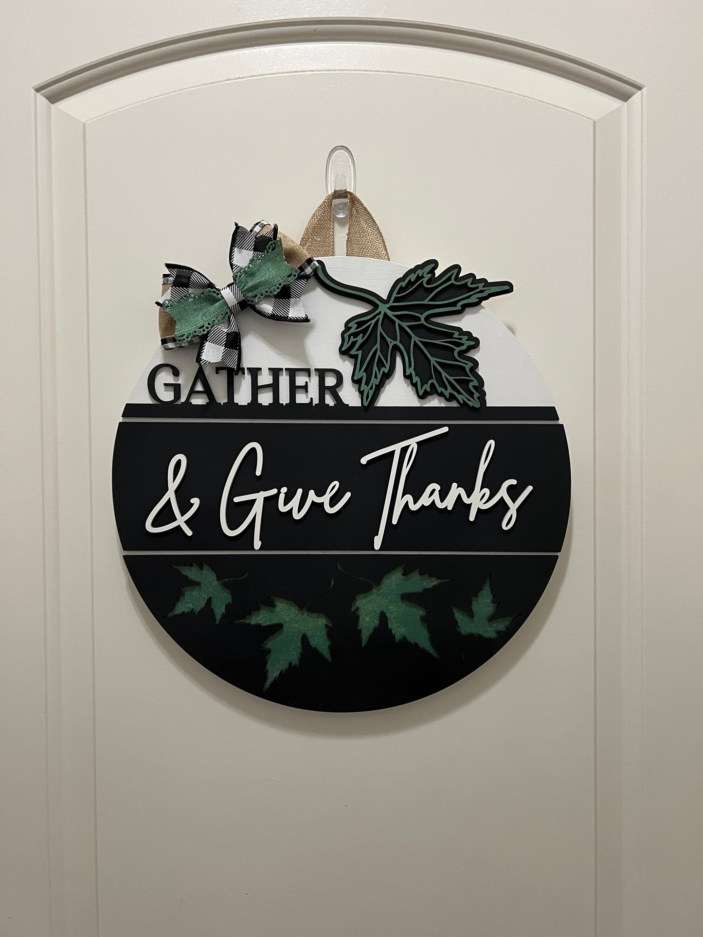 Door Hanger - Gather and Give Thanks